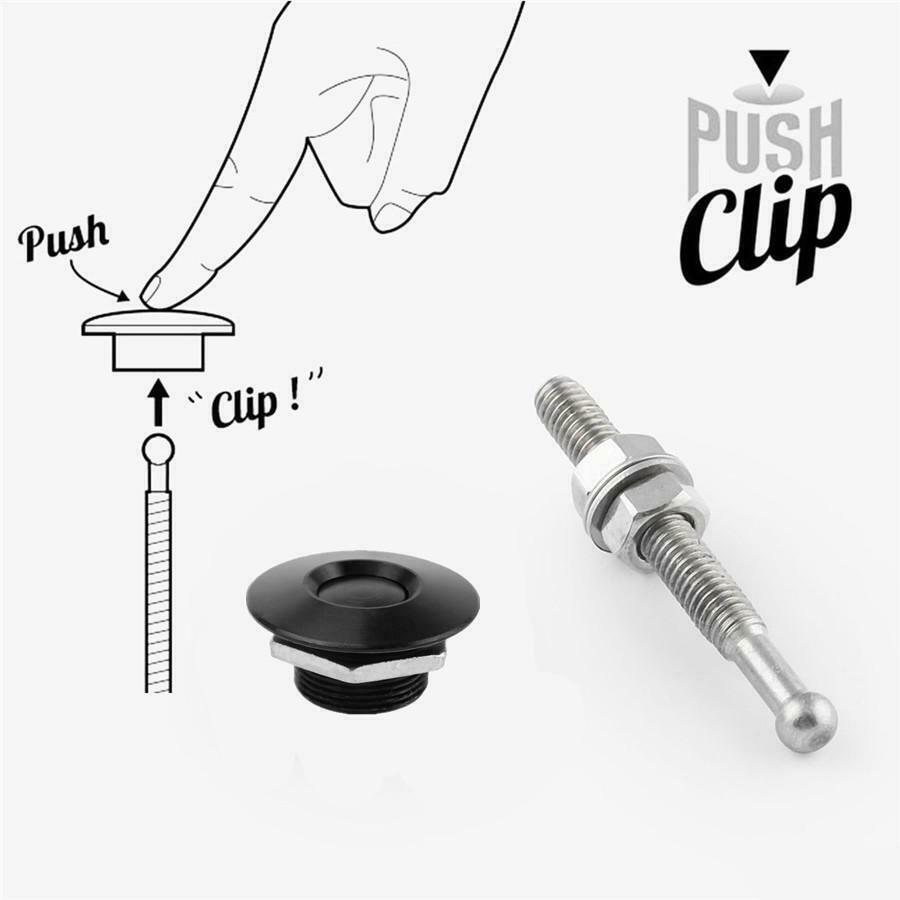 Mini Quik Release Latch Fastener Hood Push Button Aluminum Billet kits Universal