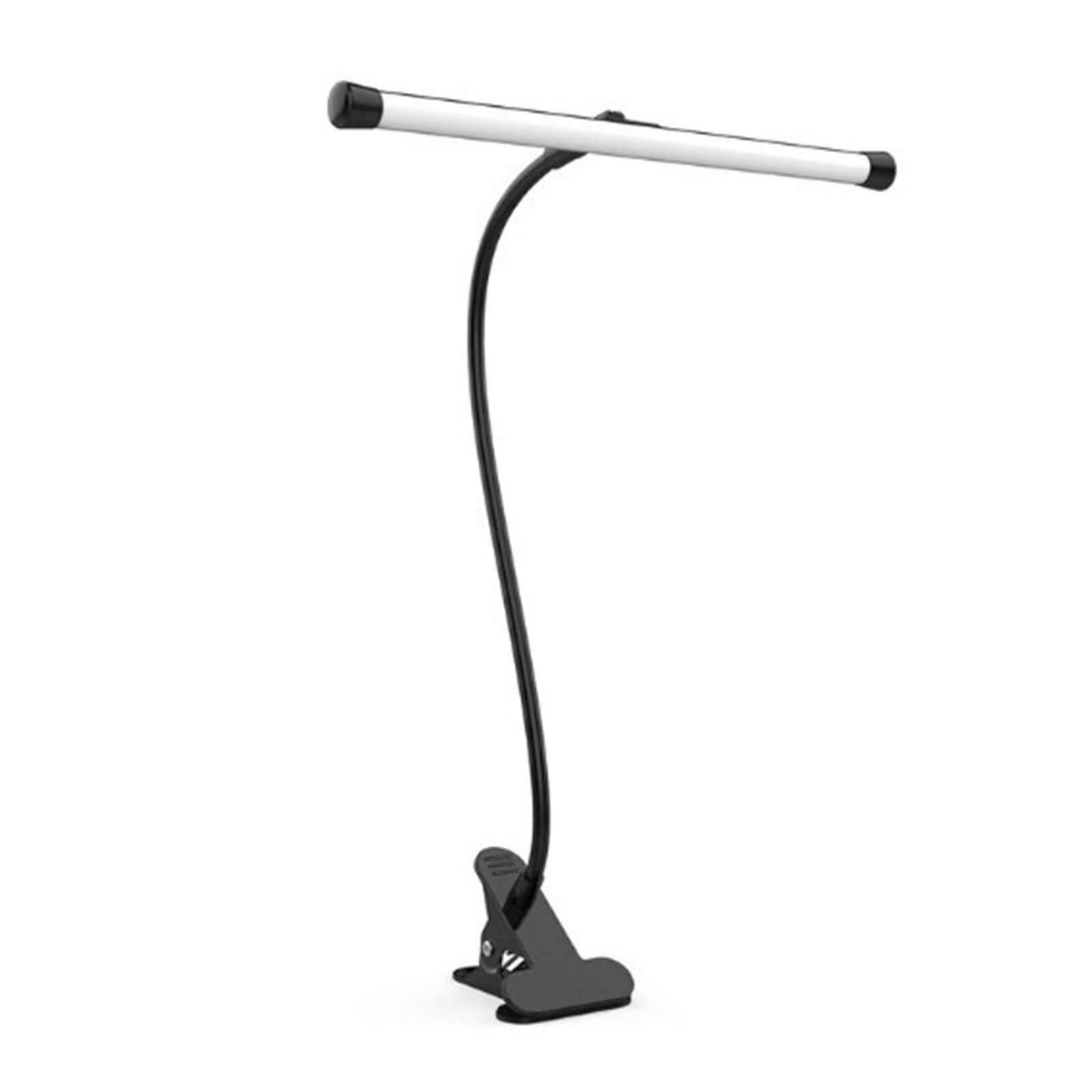 LED Desk Lamp, Metal Swing Arm Desk Lamp with Clamp, Eye-Caring Architect Desk