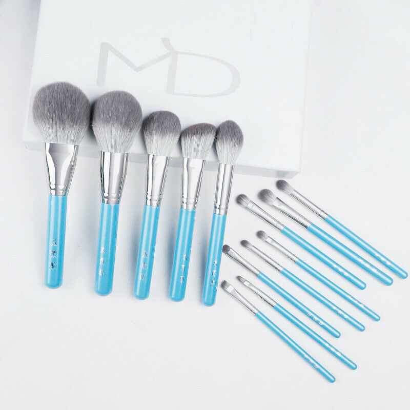 13pcs sculpting eyeshadow make up brush kit smudge highlighter eyebrow lip bBDA
