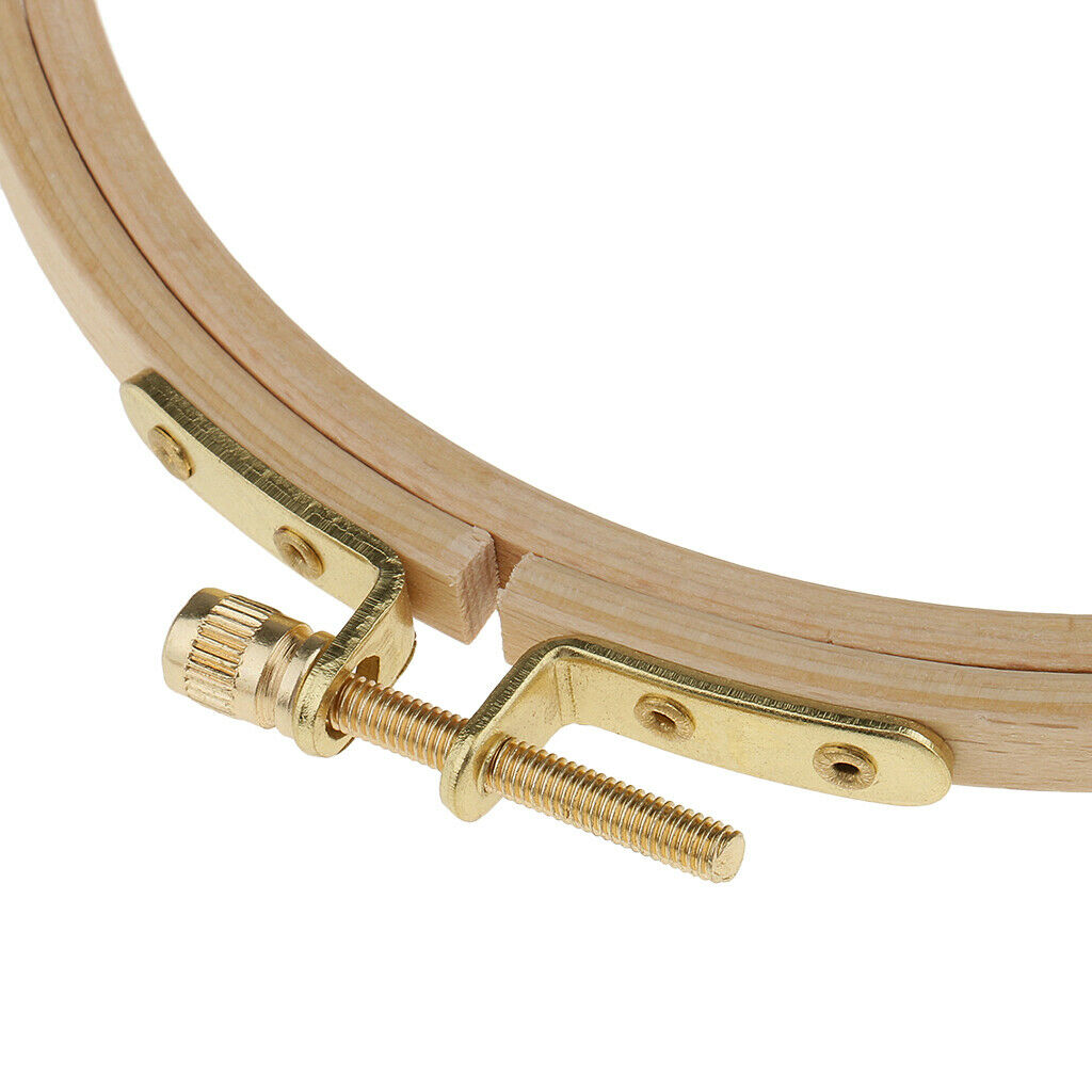 Wooden Embroidery Hoop with Screw for Tapestry Cross-stitch 18cm/15cm
