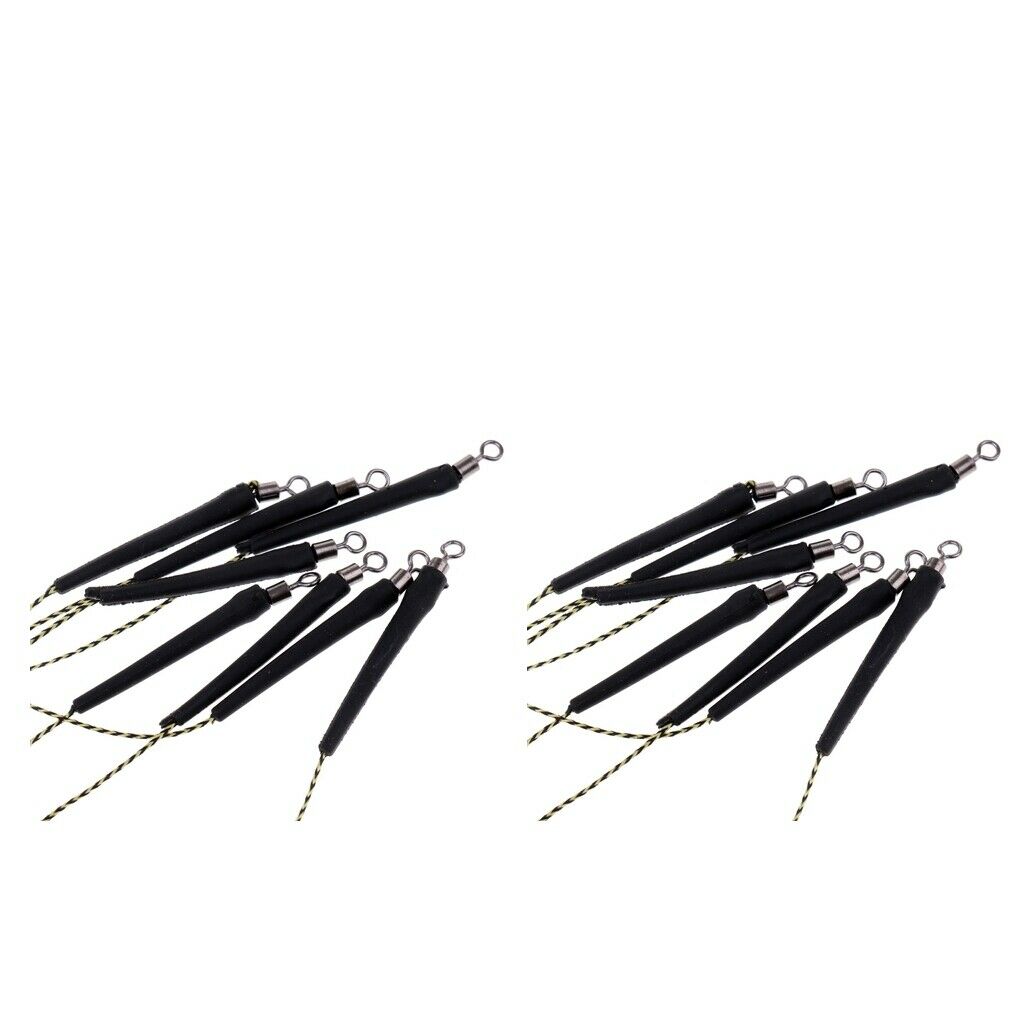 2 Pcs Carp Fishing Tackle Hair Rig Braided Braid Suitable for Fresh Salt Water