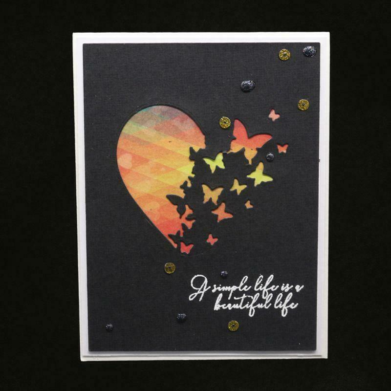 Heart Butterfly Metal Cutting Dies Stencil DIY Scrapbooking Album Paper Card