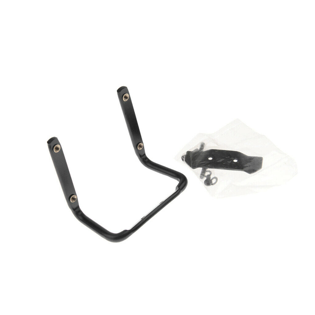 Double Rack Water Bottle Cage Holder Bicycle Back Seat Frame Hanger Black