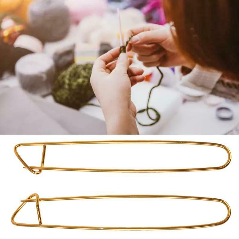 1 Set Yarn Knitting Aluminum Stitch Holders Safety Pins Stitch Counter Marker
