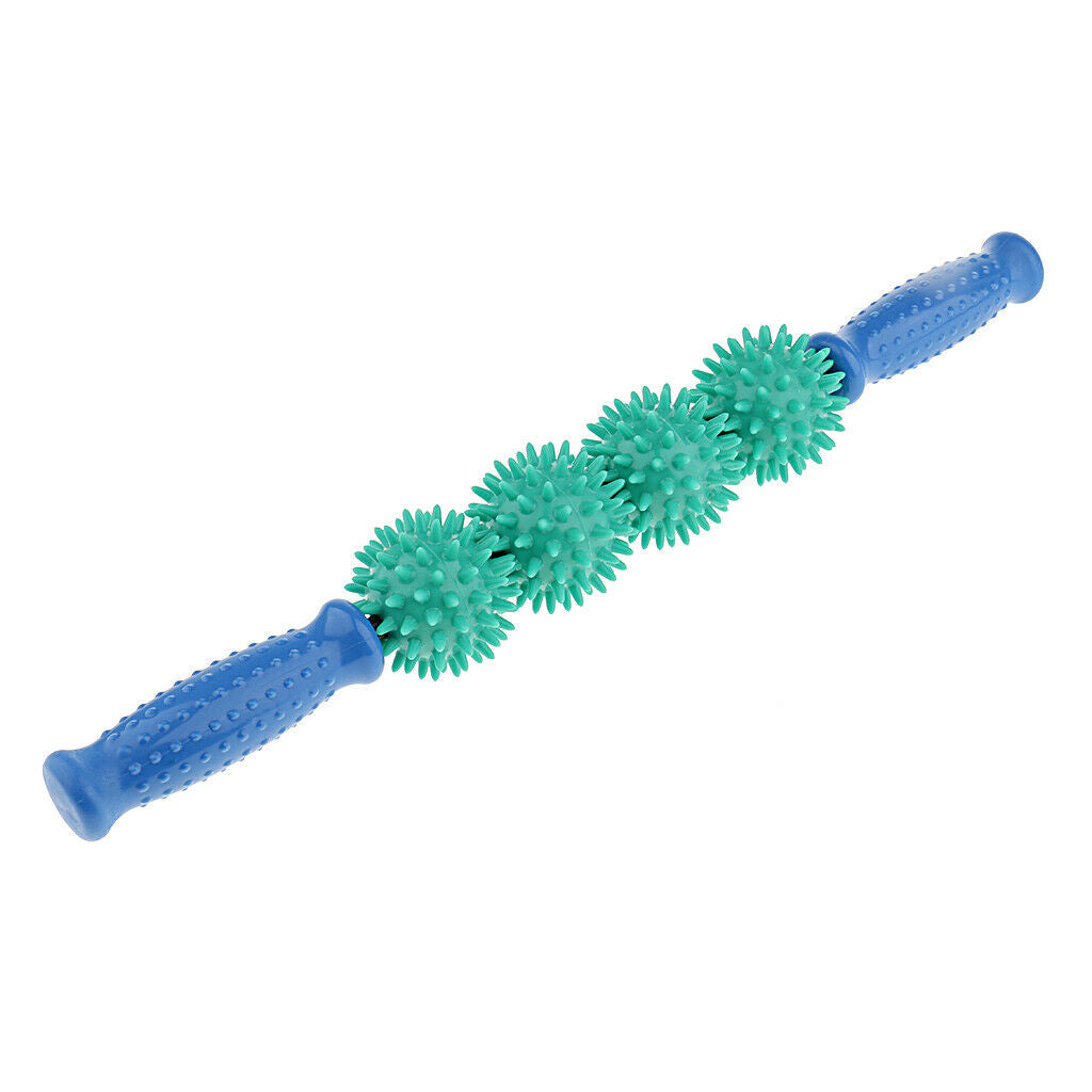 Body Muscle Massage Roller Stick   Point Myofascial Tool Dark Green