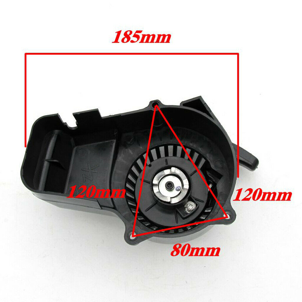 Black Plastic Pull Starter Recoil for 47 49cc Pocket Bike Mini Dirt ATV