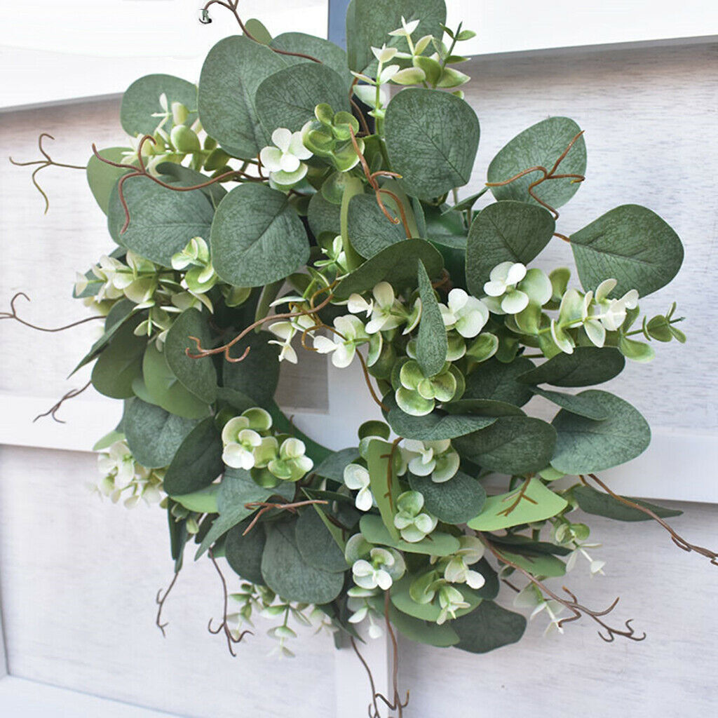 Eucalyptus Wreath Greenery Front Door Garland Wedding Party Festival Decor