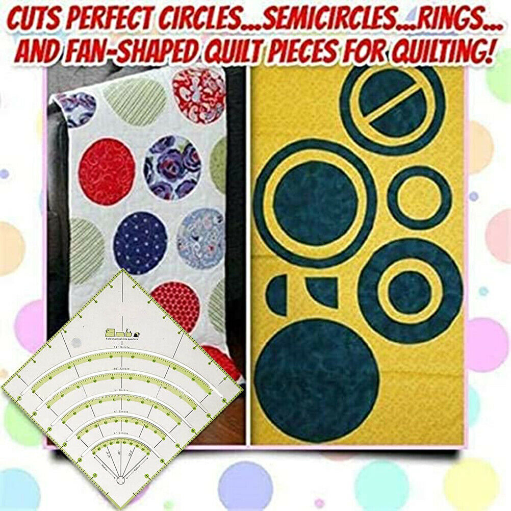 Transparent Quilting Sewing Patchwork Ruler Cutting Tools DIY Plastic Ruler