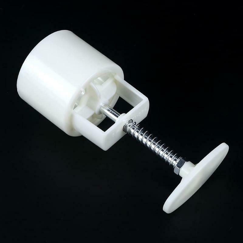 Round Flower Shape Moon Cake Mould Hand Pressure Cookies Cutter Smooth Enjoy Fun