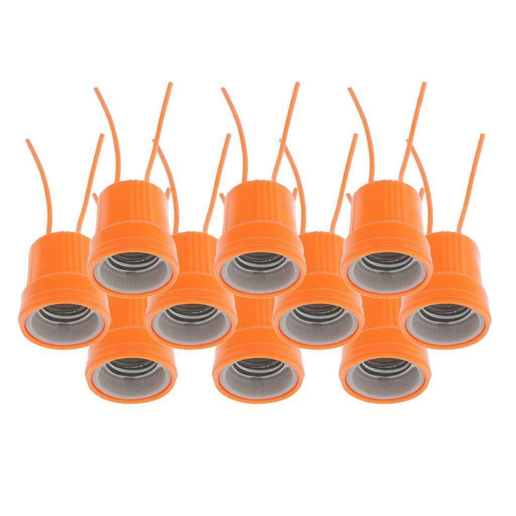 Terrarium Habitat Lighting  Lamp Holder Light Head For Reptiles 10 Pack