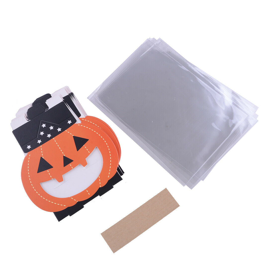 40pcs Halloween Santa Party Treat Candy Bags Sweet Favour Cookie Gift Pumkin Bag
