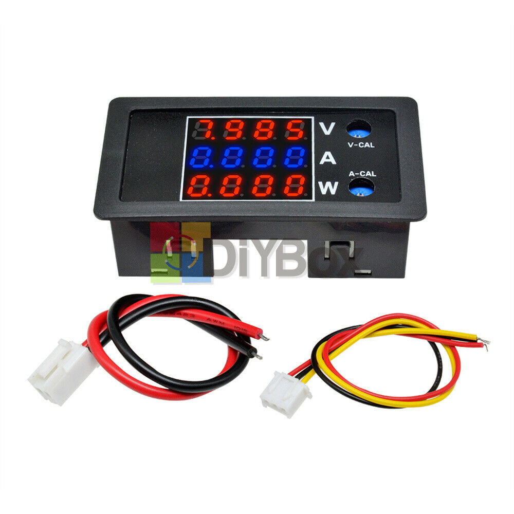 Four-digit Power Meter 100V 10A 1000W Voltmeter Tester Voltage Current Display