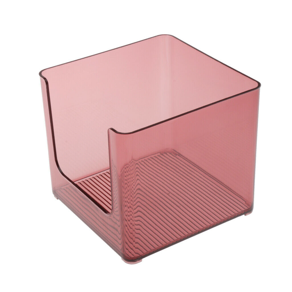 Plastic Desktop Jewelry Storage Finishing Box Organizer Cosmetics Display - Red,