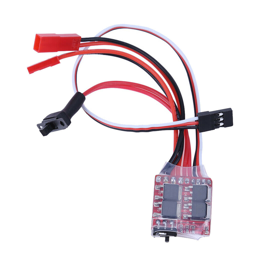 RC ESC 20A BRUSHED MOTOR SPEED CONTROLLER TWO-WAY FOR RC CAR BOAT ACCESSORY