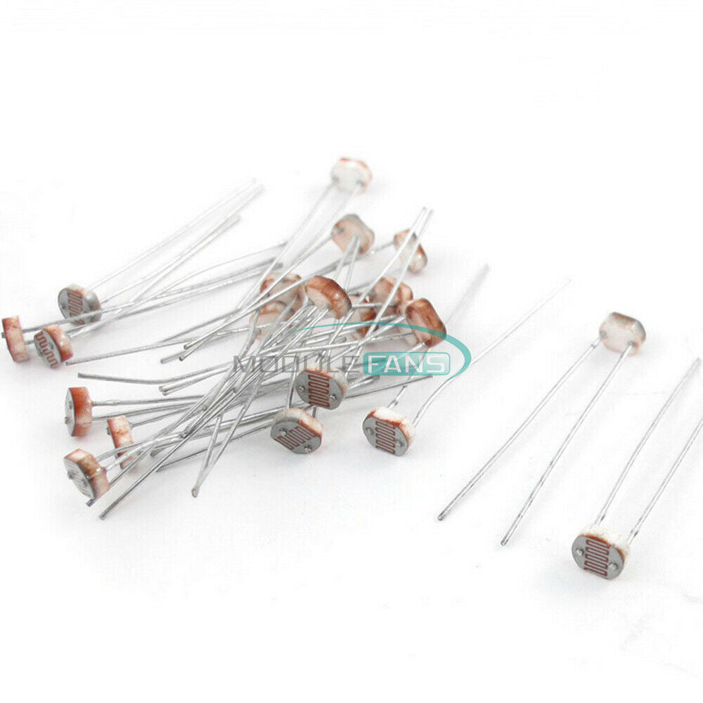 20PCS 5mm LDR CDS Light-Dependent Resistor Sensor Photoresistor GL5516