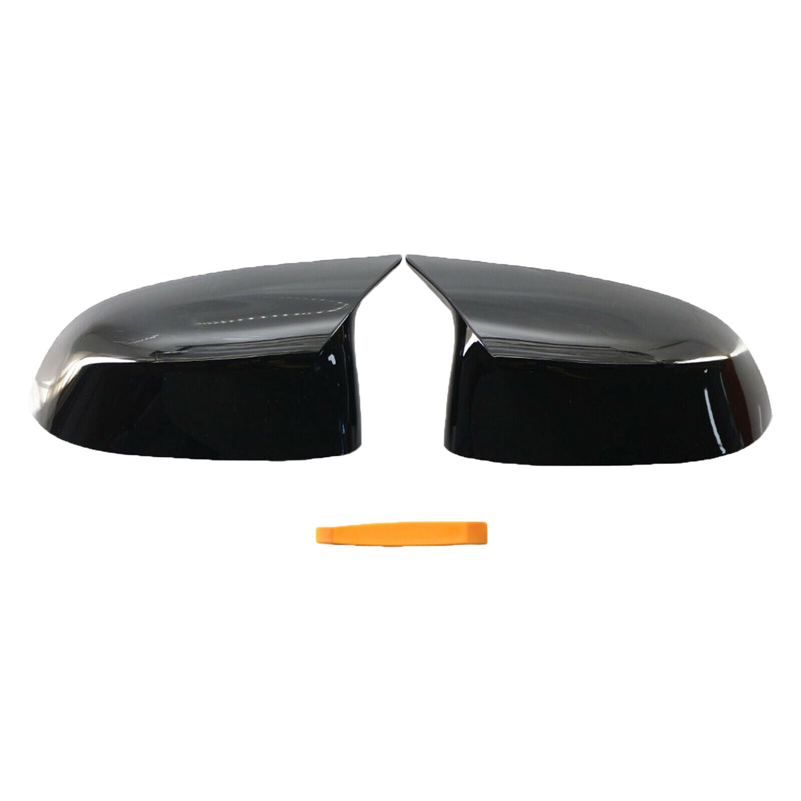 Gloss Black Side Mirror Rearview Covers Trim Fit for BMW X3 X5 X6 Parts Acc
