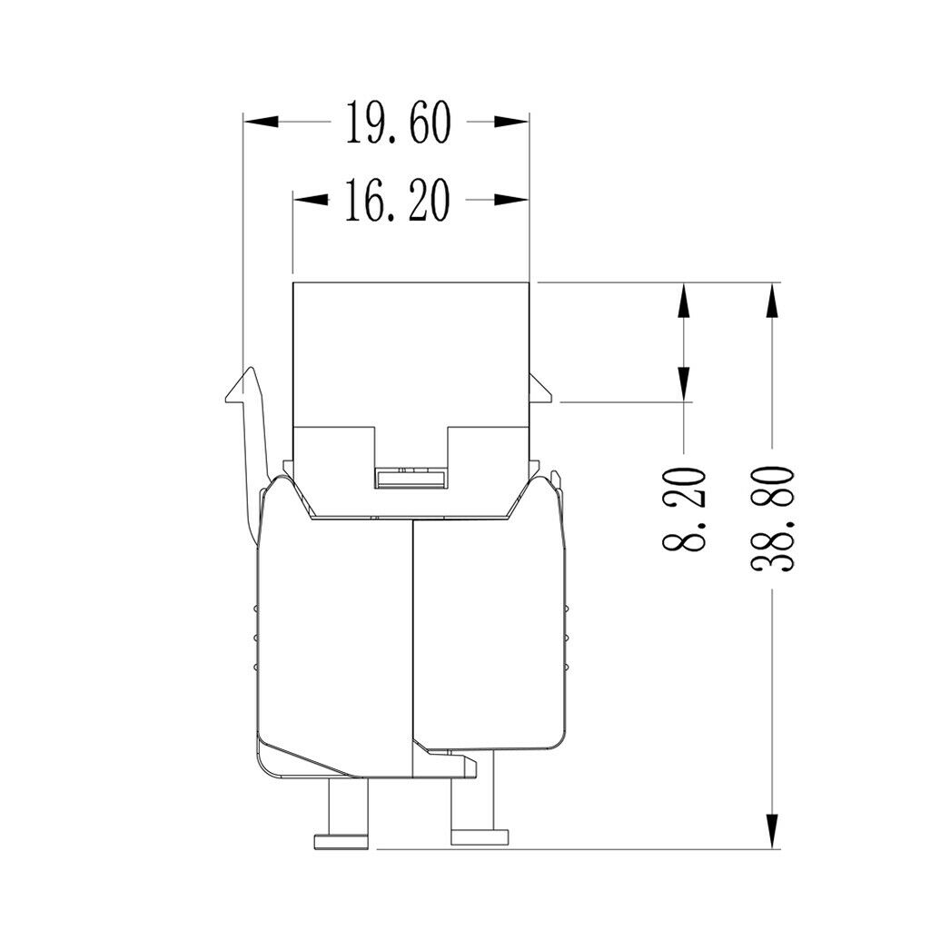 Keystone Module Category 6A Patch Modules For Connection  Cable Shielded