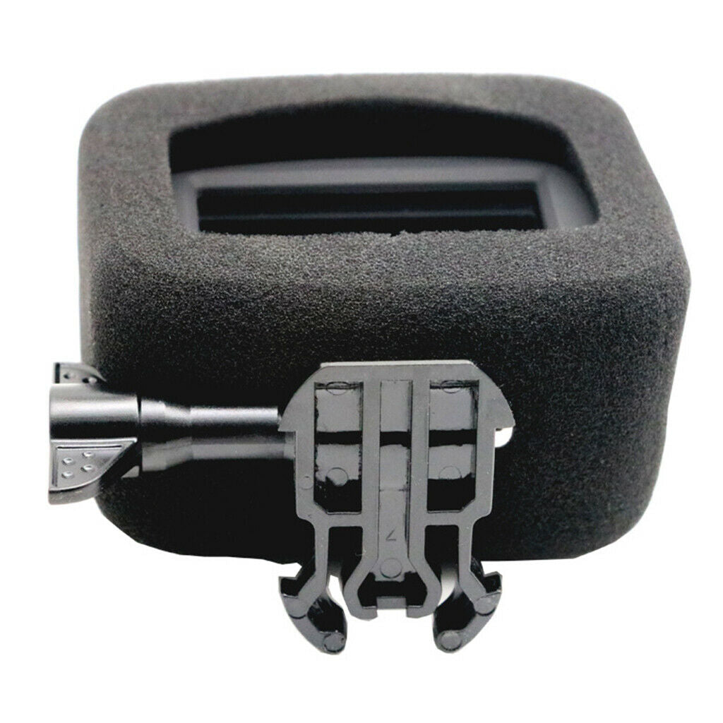 2Pcs Windshield Foam Cover Noise Reduce + Frame for GoPro Go Pro Hero 5 6 7