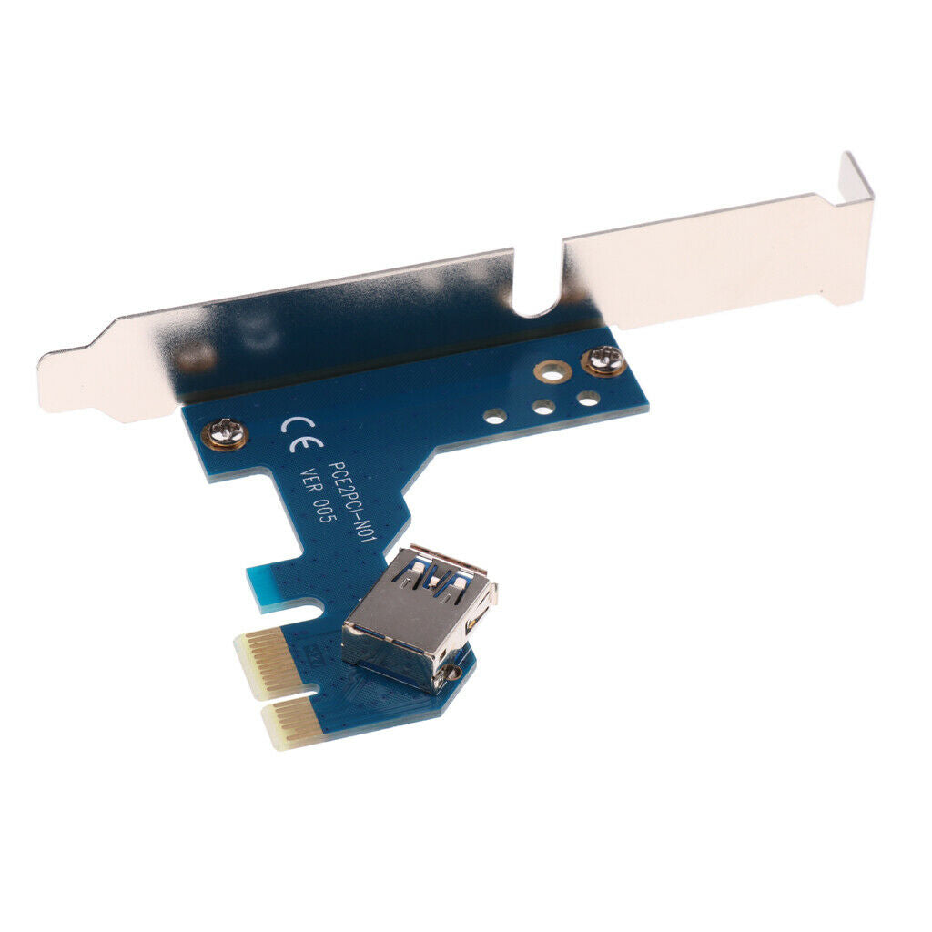Optical 1xPCIE To 4xUSB3.0 HD Audio Front Panel Hub For Computer MotherBoard