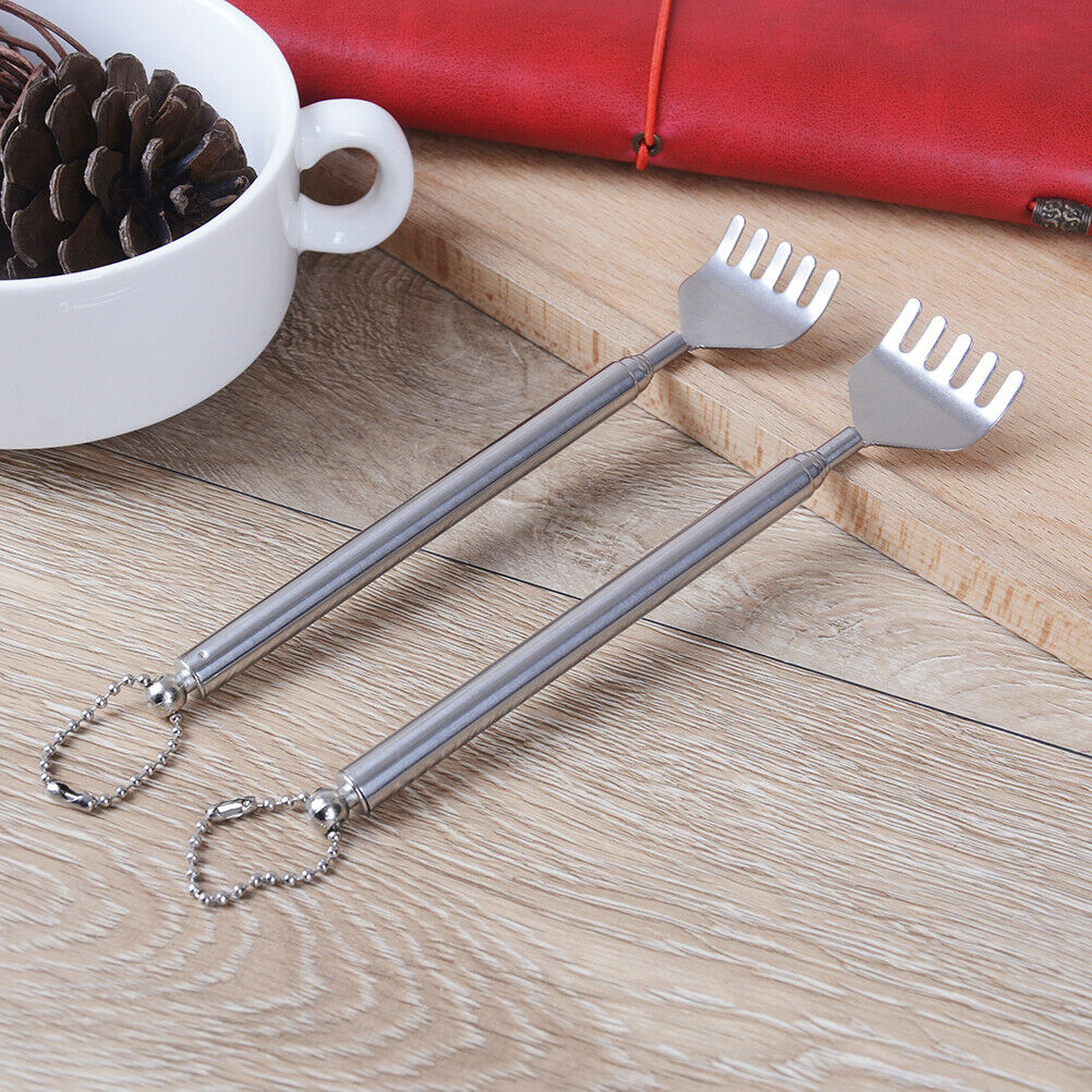 Practical handy adjustable stainless steel back telescopic scratcher mass.l8