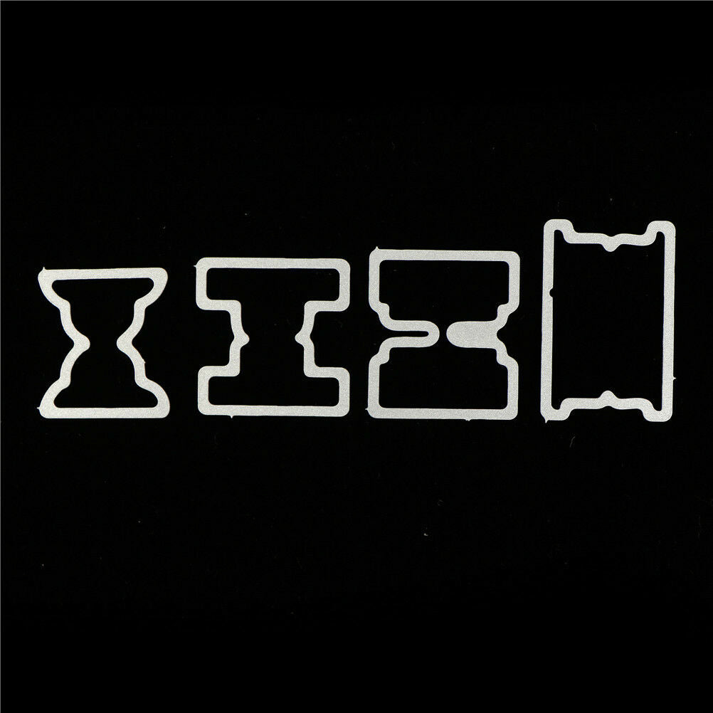 4pcs Funnels Metal Cutting Dies Stencil for DIY Scrapbooking Album Paper Card Tt