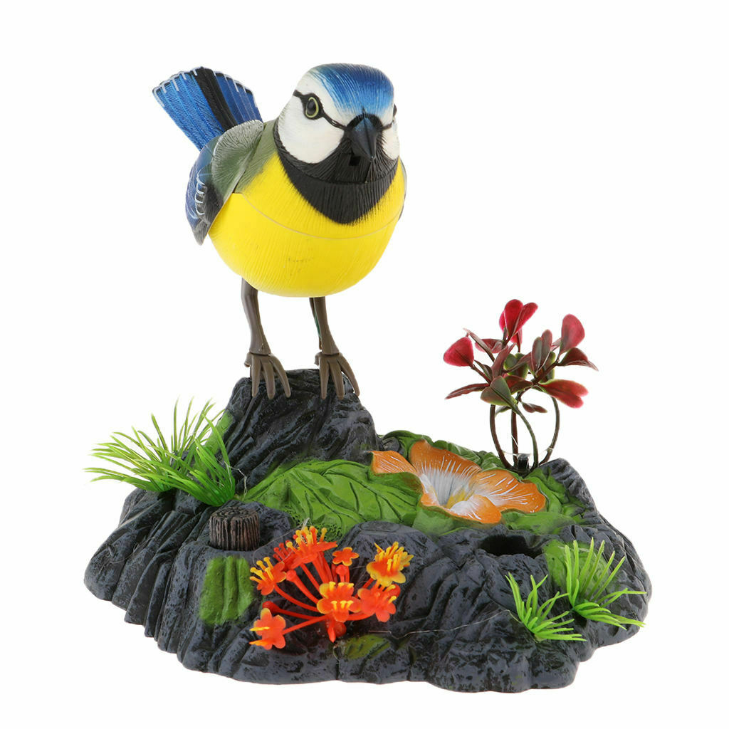 Adorable Chirping & Dancing Bird Voice Activated Battery Powered Chirping Bird