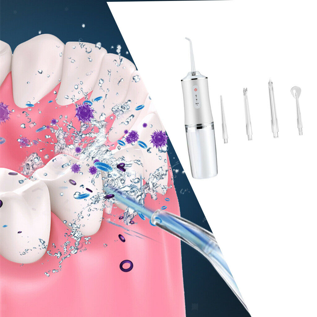 Water Flosser Teeth Cleaner Scaling Kit Tooth Stain Eraser Family Use white