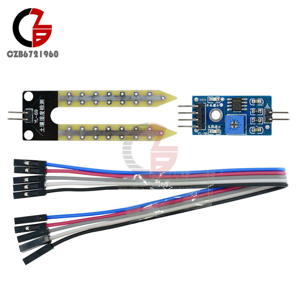 Soil Hygrometer Humidity Detection Soil Moisture Water Sensor Module For Arduino