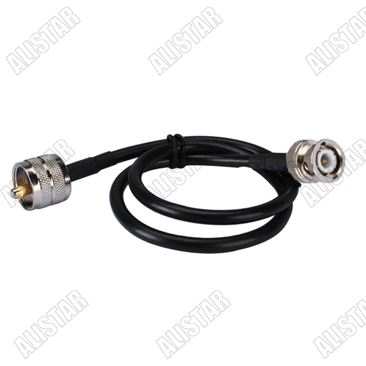 26FT UHF PL259 Male Plug to BNC Male Plug For RG58 RF Pigtail Cable Radio Audio