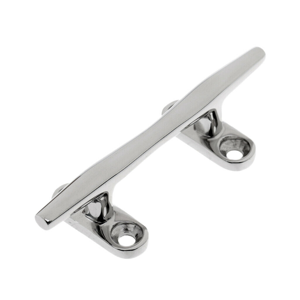 Pack of 4 316 Stainless Steel Boat Cleat Dock Line Yacht Hardware Tie-Off