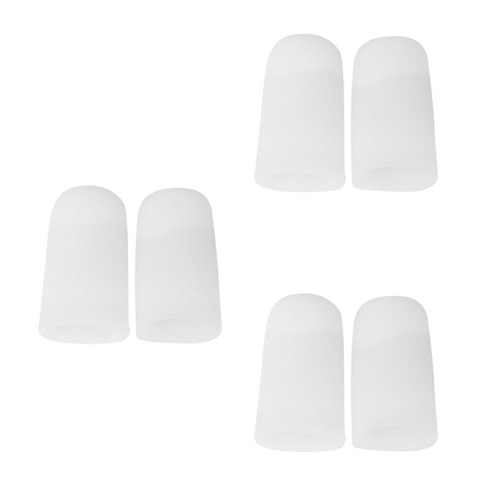 3 Pair Soft Toe Caps Toenail Cushion Pads for Ingrown Toenails Blisters