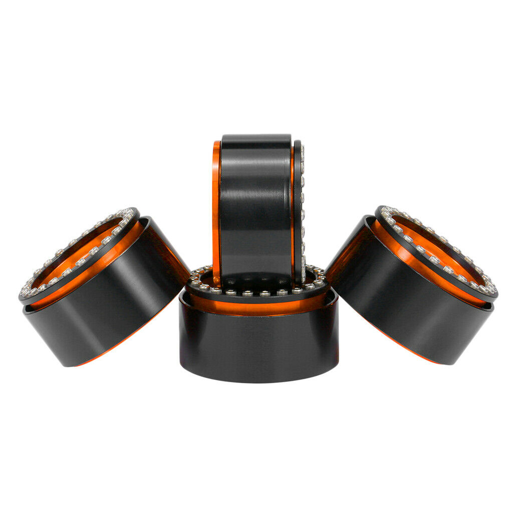 Metal 1.9" Beadlock Wheels Rims for 1:10 HPI RC Crawler Car Replacement