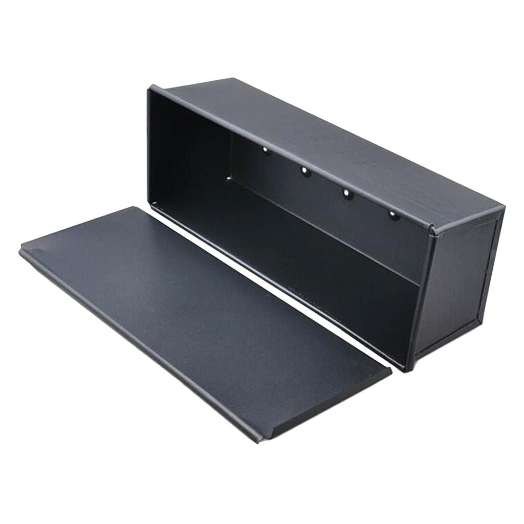 1kg Non Stick Loaf Pan Baking Fruit Cake Bread Tin Oven Tray with Lid Black