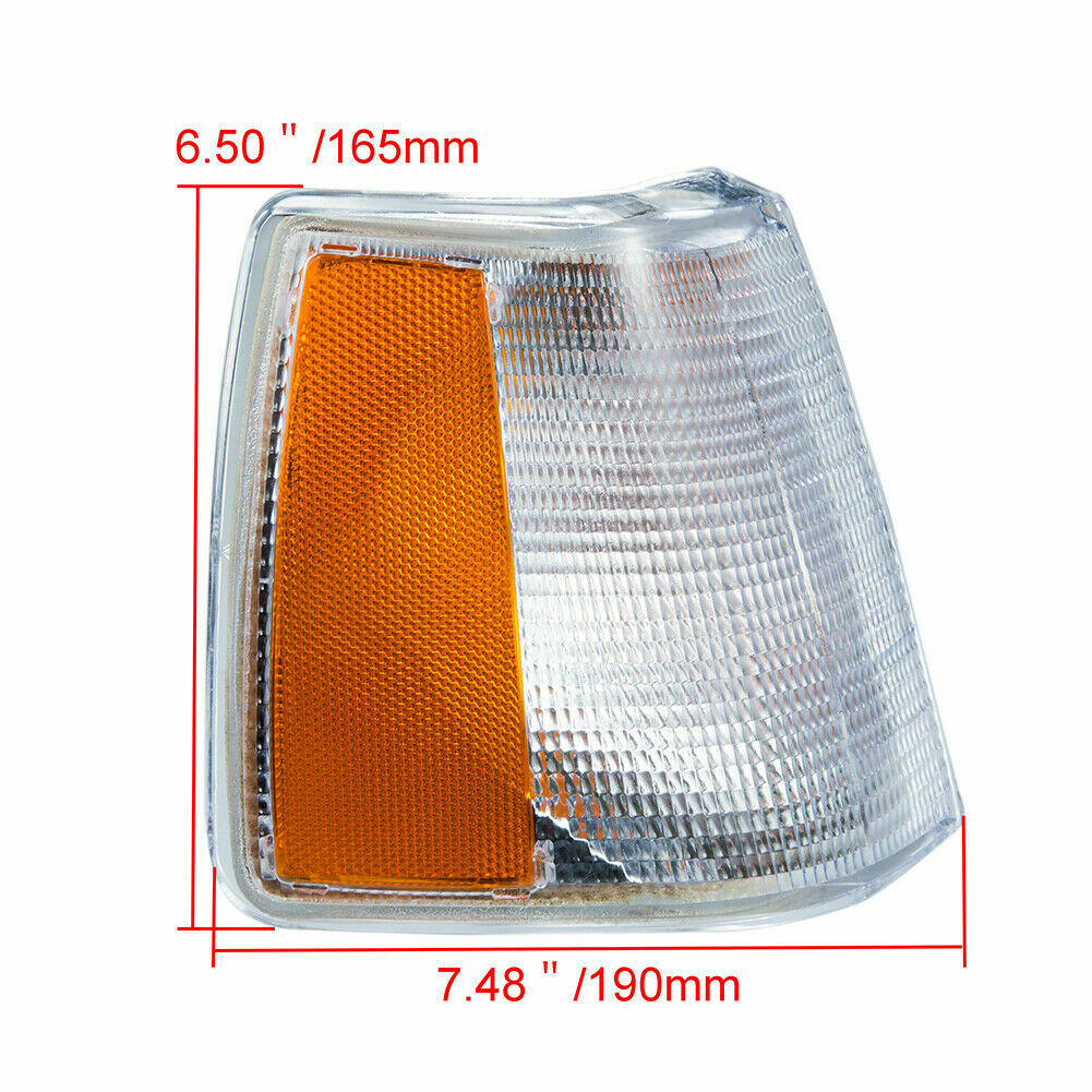Right Side Corner Park Signal Marker Lights Lamps Lenses For Volvo 740 940 960