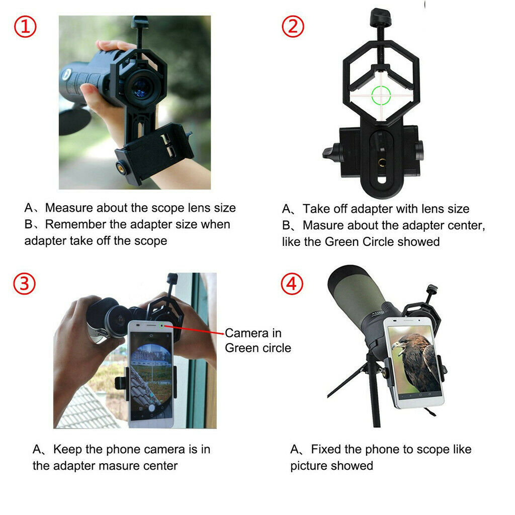 Telescope Barlow Lens 3X Set M42x0.75mm For   Phone Holder Adapter
