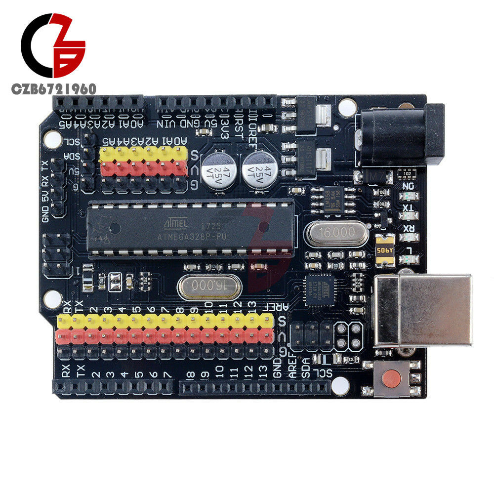 Compatible Arduino UNO R3 PLUS Sensor I/O Shield Atmega328P 16U2 Expansion Board