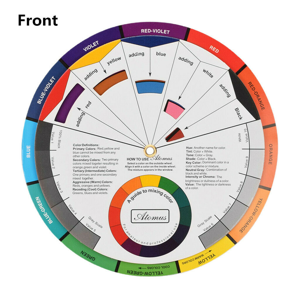 Color Mixing Blending Guide Wheel For Microblading Painting Crafts DIY
