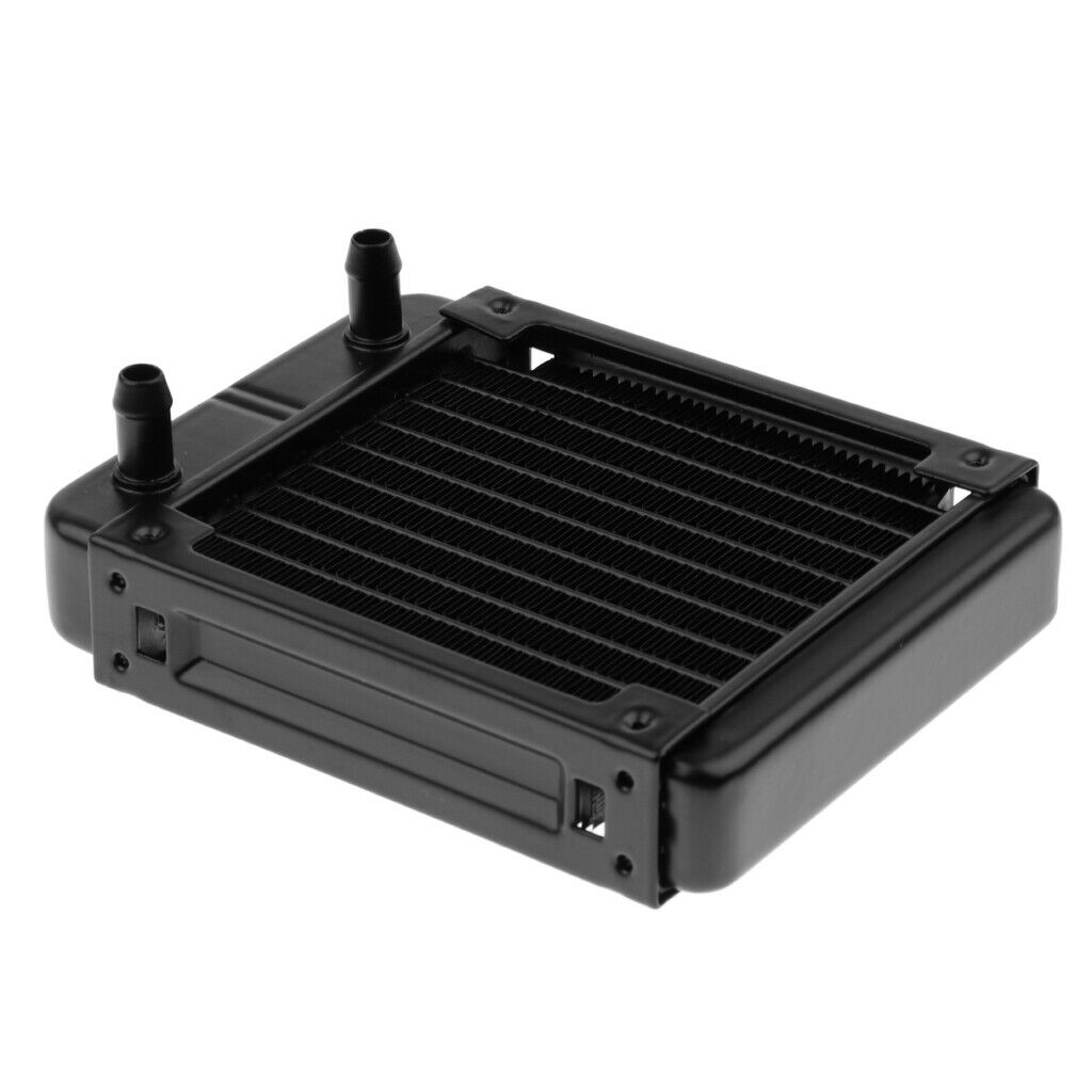 10 Tubes 120mm Straight Mouth PC Computer Radiator  Exchanger Cooling Fin