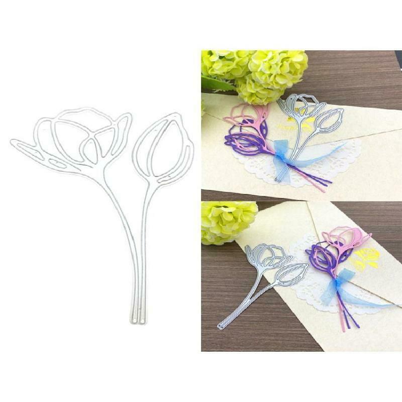 Tulip Metal Cutting Dies Stencil Scrapbooking DIY Album Stamp Paper Card Emboss