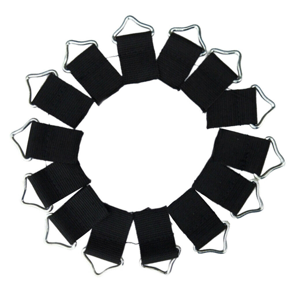 10pcs Steel Triangle Rings Buckle Ring V-rings for Trampoline Mat Jumping Pad