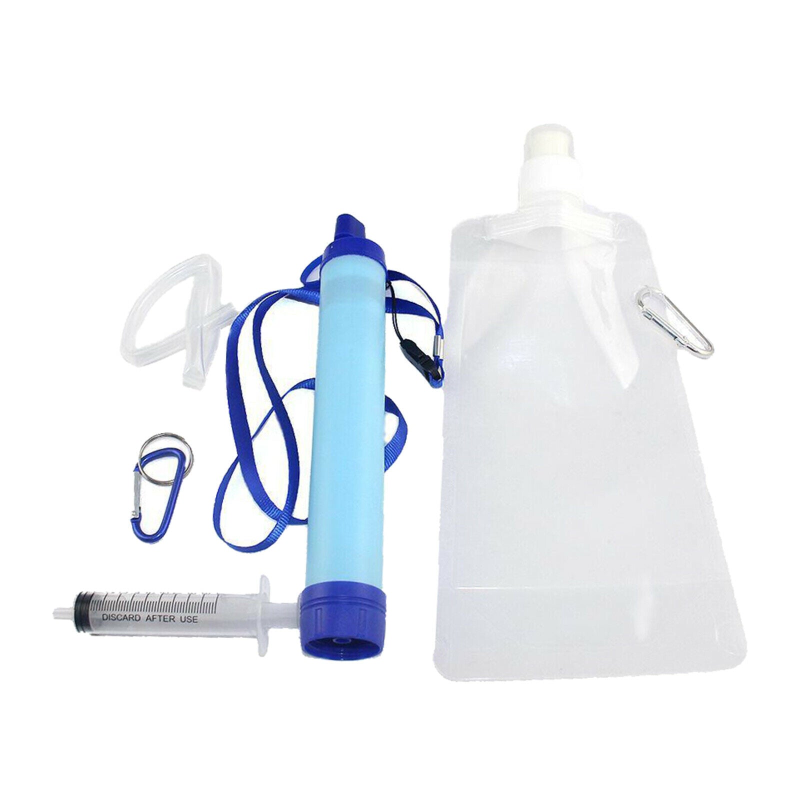 Wild Straw Water Purifier Camping Hiking Emergency Life Survival