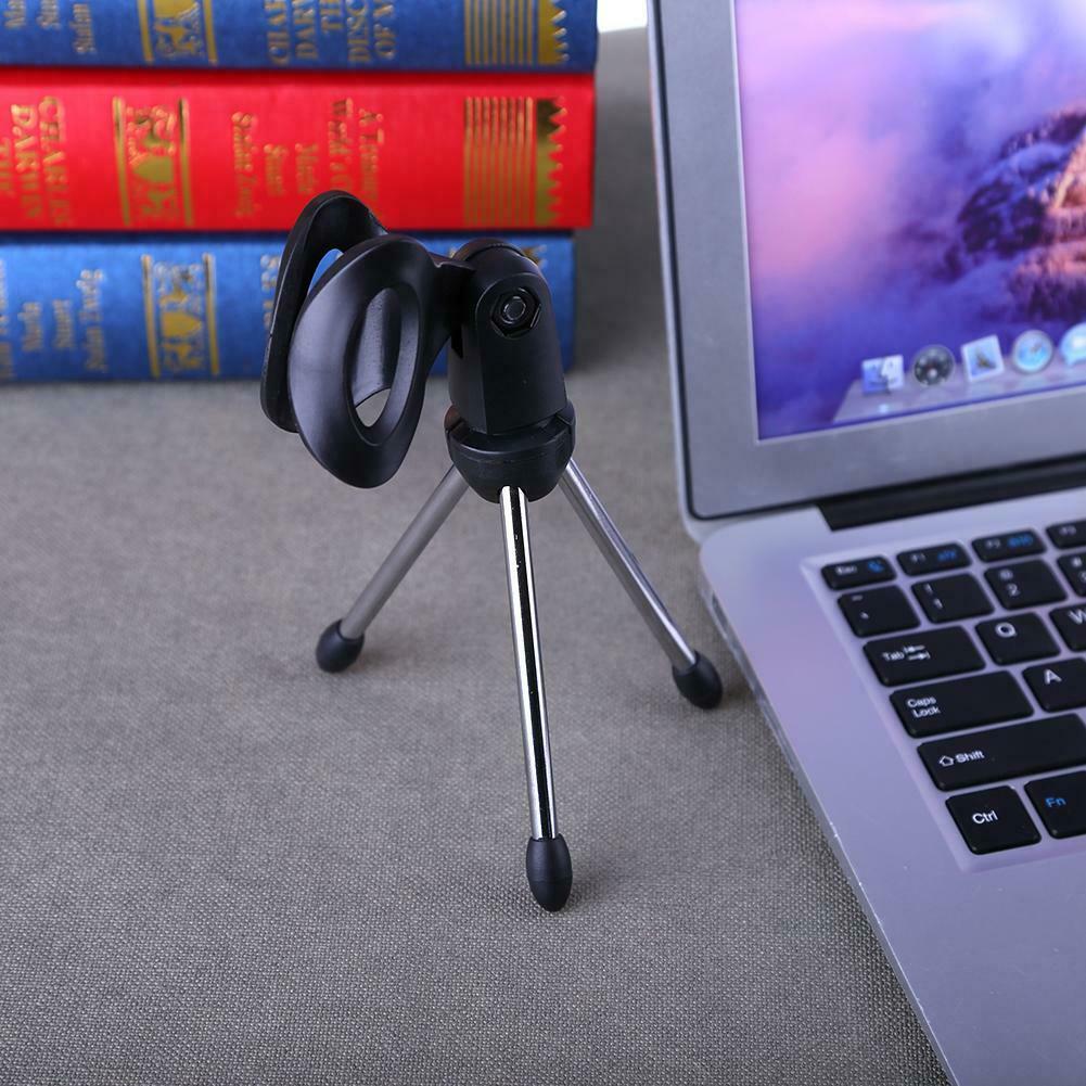 Mini Foldable Desktop Tripod Microphone Mound Holder Desk table Top Mic Stand
