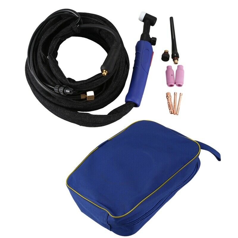 220A 3.7m Welding Gas Torch Kit WP-17FV Air-cooled Tig Welding Torch with FlexN7