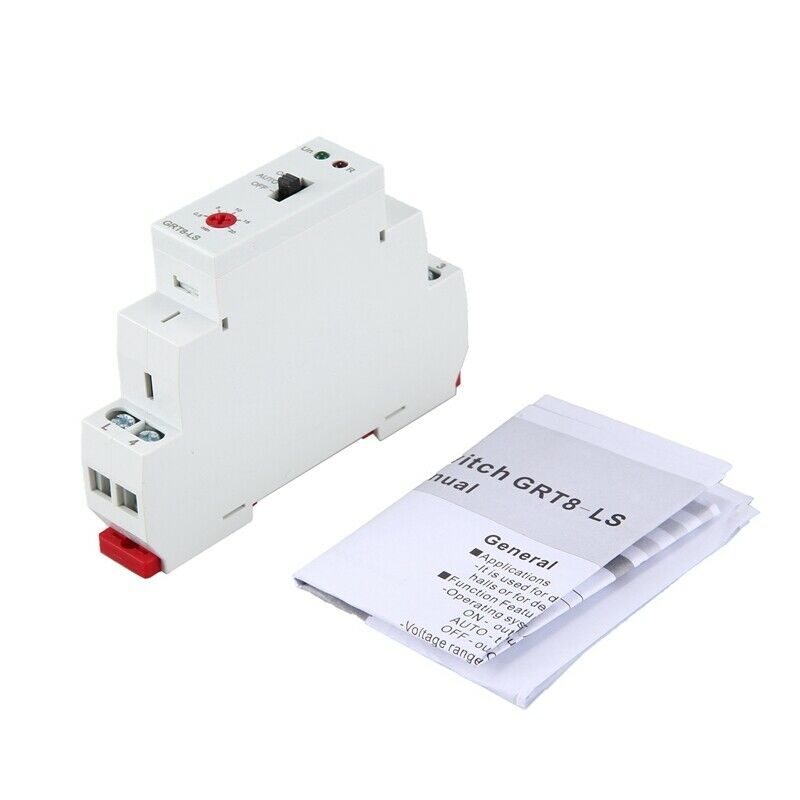 GRT8-LS Din Rail Staircase Switch Lighting Timer Switch 230VAC 16A 0.5-20Mins Q9
