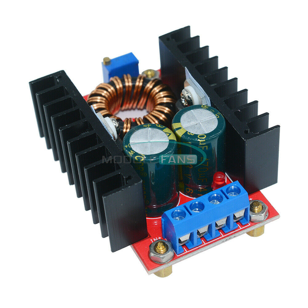 120W DC-DC Adjustable Boost Converter 10-32V to 35-60V Step Up Power Supply