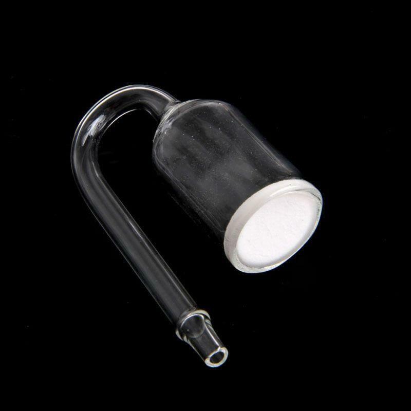 Oawjeen New Quarium Fish Tank CO2 Diffuser Check Valve U Shape Glass Tube Cup
