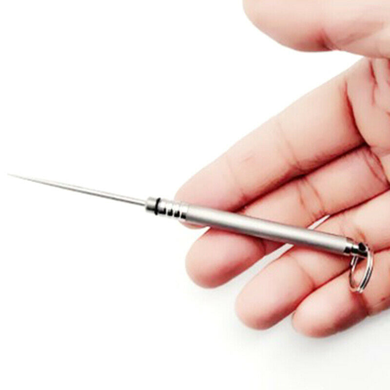 Titanium Outdoor Edc Portable Fruit Fork Multifunctional Toothpick Waterp.l8