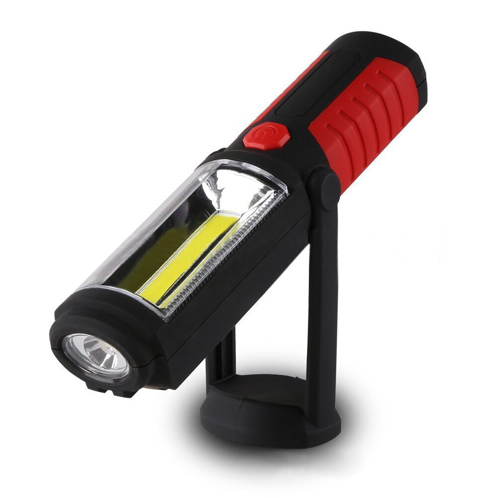 Magnetic Rechargeable 360Â° COB LED Work Light Hand Torch Portable Lamp W/Hook