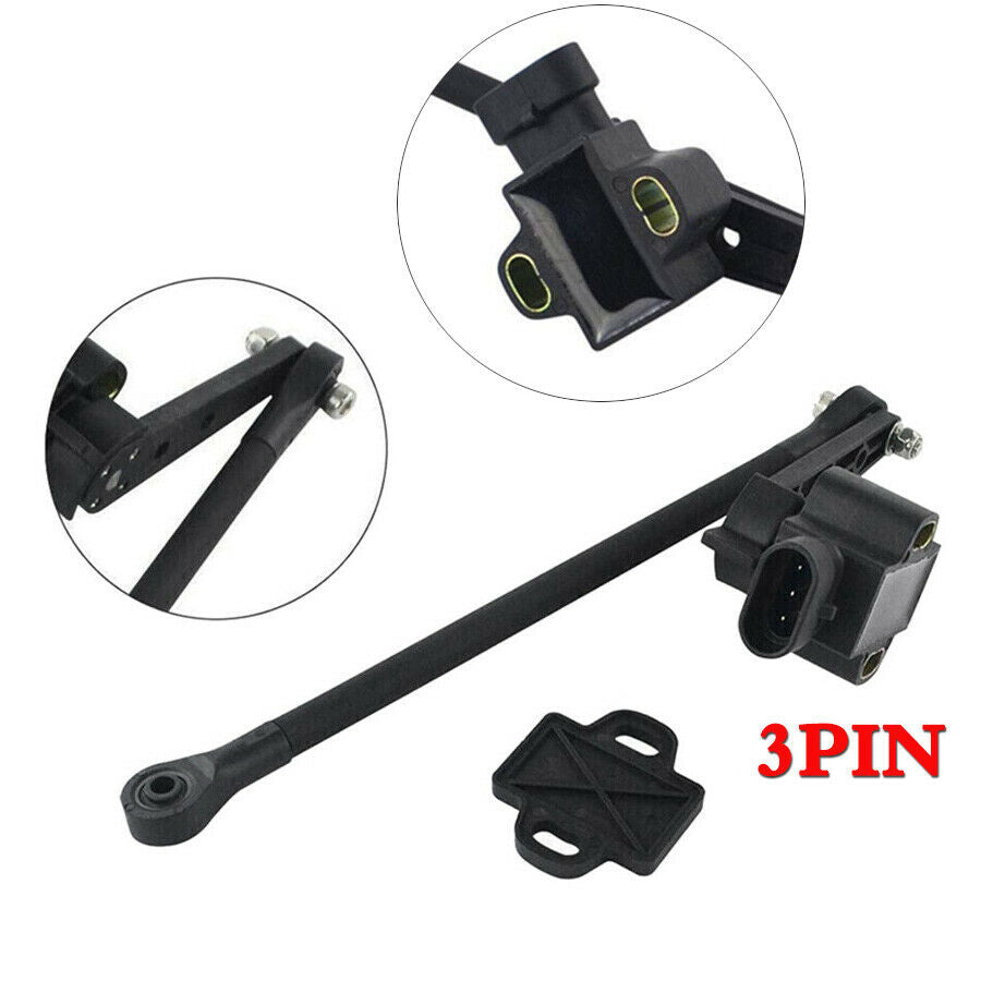 For BMW AA-ROT-120 Suspension Air Ride Height Sensor w/ Linkage & Hardware 3PIN