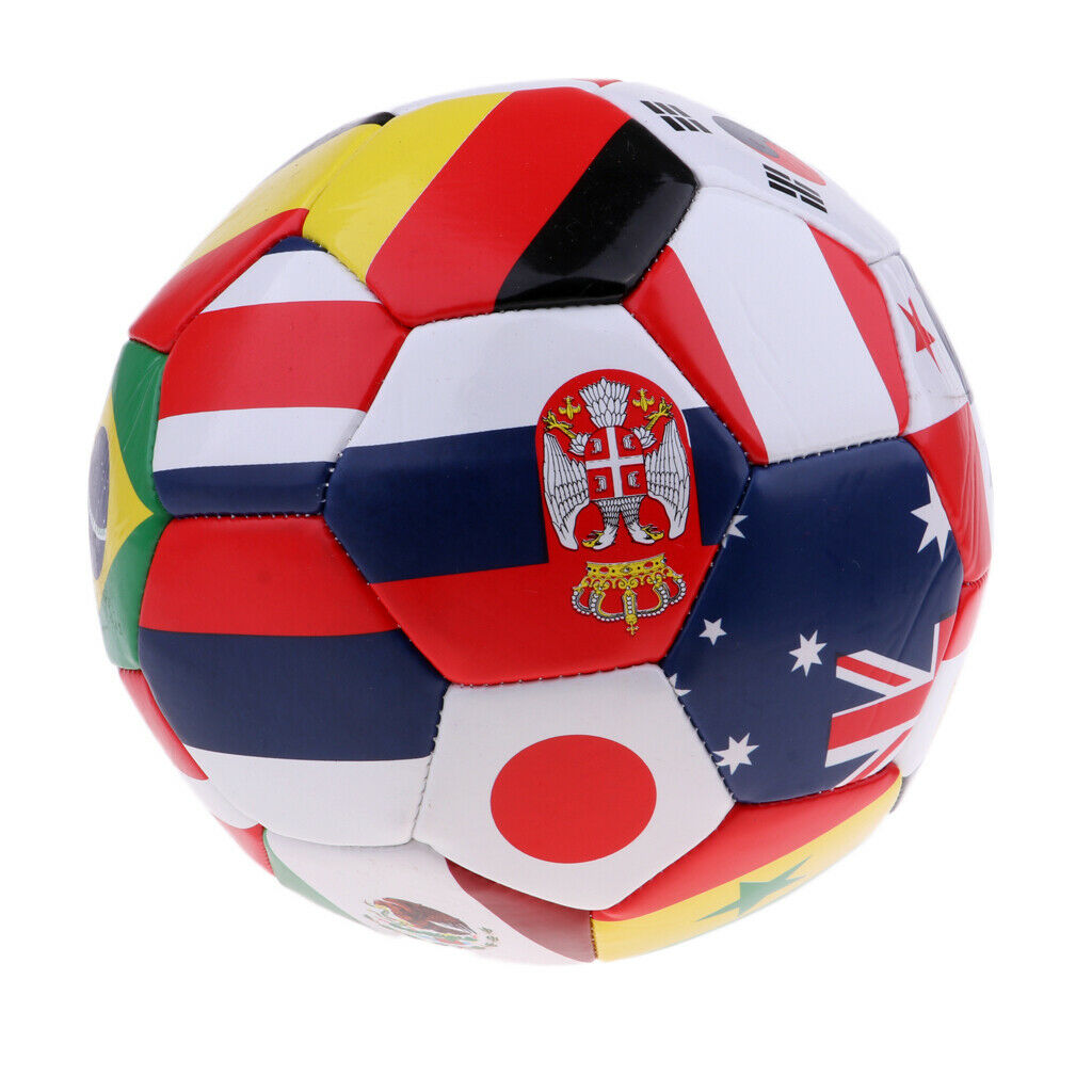 Size 5 Football Soccer Training/Match Ball For Adults & Kids- National Flag